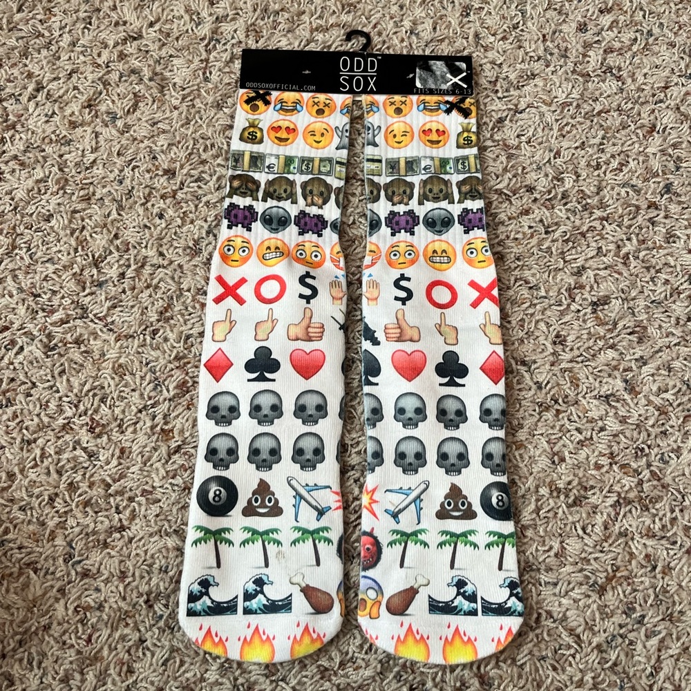 Odd Sox Emoji Crew Socks